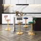 Indoor Footrest Counter Chair Adjustable Height Metal Swivel Counter Bar Stool Clearhalo 'Bar Furniture' 'Bar Stools' 'bar_stools' 'furn' 'furn_bar_stools' 'Furniture' 'furniture_bar_stools' 'Kitchen & Dining Furniture' 5080650