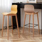 Modern Wood Barstool Simple Low Back Indoor Tall Stool with Plastic Seat Clearhalo 'Bar Furniture' 'Bar Stools' 'bar_stools' 'furn' 'furn_bar_stools' 'Furniture' 'furniture_bar_stools' 'Kitchen & Dining Furniture' 5080836
