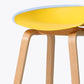 30-inch Modern Beech Wood Barstool Simple Backless Indoor Tall Stool with Plastic Seat Clearhalo 'Bar Furniture' 'Bar Stools' 'bar_stools' 'furn' 'furn_bar_stools' 'Furniture' 'furniture_bar_stools' 'Kitchen & Dining Furniture' 5080914