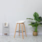 30-inch Modern Beech Wood Barstool Simple Backless Indoor Tall Stool with Plastic Seat Clearhalo 'Bar Furniture' 'Bar Stools' 'bar_stools' 'furn' 'furn_bar_stools' 'Furniture' 'furniture_bar_stools' 'Kitchen & Dining Furniture' 5080921