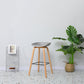 30-inch Modern Beech Wood Barstool Simple Backless Indoor Tall Stool with Plastic Seat Clearhalo 'Bar Furniture' 'Bar Stools' 'bar_stools' 'furn' 'furn_bar_stools' 'Furniture' 'furniture_bar_stools' 'Kitchen & Dining Furniture' 5080925