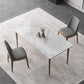 Modern Sintered Stone Top Dining Set Rectangle 1/2/3/4/7 Pieces Dining Room Table Set 3 Pieces: Table, 2 Chairs Clearhalo 'Dining Room Sets' 'Dining Tables & Seating' 'dining_room_set' 'furn' 'furn_dining_room_set' 'Furniture' 'furniture_dining_room_set' 'Kitchen & Dining Furniture' 5081012