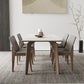 Modern Sintered Stone Top Dining Set Rectangle 1/2/4/5/7 Pieces Dining Room Table Set 5 Pieces: Table, 4 Chairs Clearhalo 'Dining Room Sets' 'Dining Tables & Seating' 'dining_room_set' 'furn' 'furn_dining_room_set' 'Furniture' 'furniture_dining_room_set' 'Kitchen & Dining Furniture' 5081049