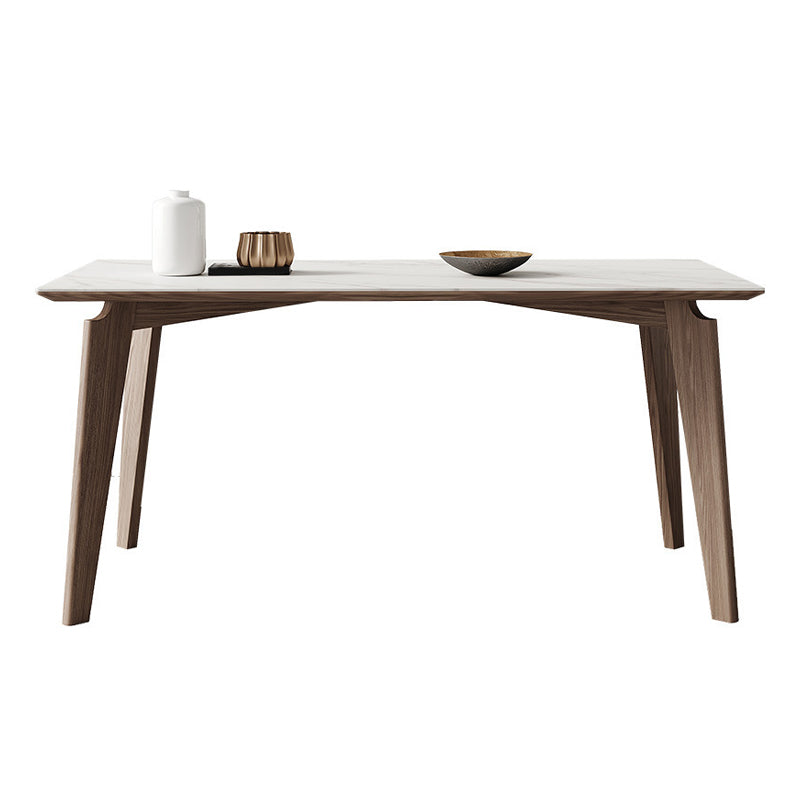 Modern Sintered Stone Top Dining Set Rectangle 1/2/4/5/7 Pieces Dining Room Table Set Clearhalo 'Dining Room Sets' 'Dining Tables & Seating' 'dining_room_set' 'furn' 'furn_dining_room_set' 'Furniture' 'furniture_dining_room_set' 'Kitchen & Dining Furniture' 5081050