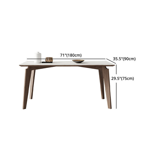 Modern Sintered Stone Top Dining Set Rectangle 1/2/4/5/7 Pieces Dining Room Table Set Clearhalo 'Dining Room Sets' 'Dining Tables & Seating' 'dining_room_set' 'furn' 'furn_dining_room_set' 'Furniture' 'furniture_dining_room_set' 'Kitchen & Dining Furniture' 5081064
