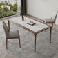 Modern Sintered Stone Top Dining Set Rectangle 1/2/3/5/7 Pieces Dining Room Table Set 3 Pieces: Table, 2 Chairs Clearhalo 'Dining Room Sets' 'Dining Tables & Seating' 'dining_room_set' 'furn' 'furn_dining_room_set' 'Furniture' 'furniture_dining_room_set' 'Kitchen & Dining Furniture' 5081069