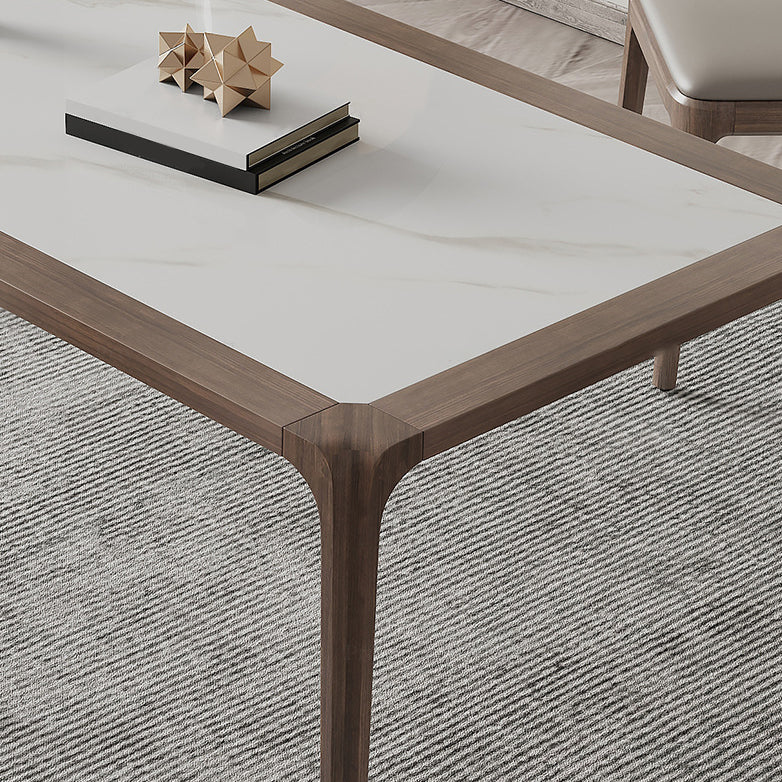 Modern Sintered Stone Top Dining Set Rectangle 1/2/3/5/7 Pieces Dining Room Table Set Clearhalo 'Dining Room Sets' 'Dining Tables & Seating' 'dining_room_set' 'furn' 'furn_dining_room_set' 'Furniture' 'furniture_dining_room_set' 'Kitchen & Dining Furniture' 5081073