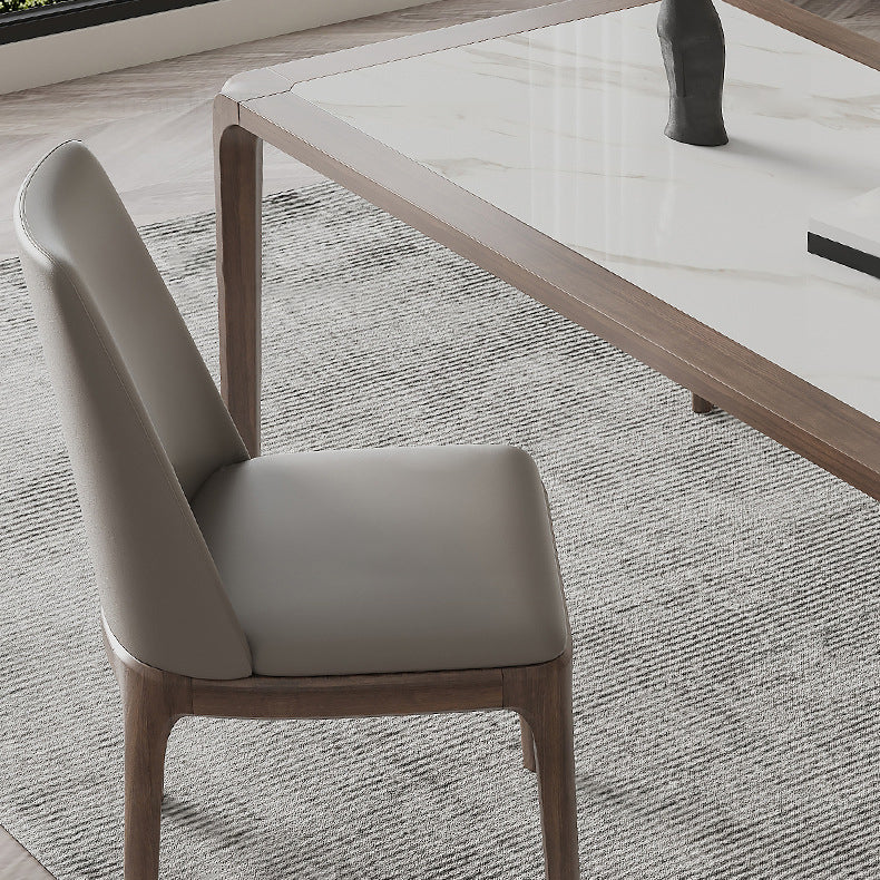 Modern Sintered Stone Top Dining Set Rectangle 1/2/3/5/7 Pieces Dining Room Table Set Clearhalo 'Dining Room Sets' 'Dining Tables & Seating' 'dining_room_set' 'furn' 'furn_dining_room_set' 'Furniture' 'furniture_dining_room_set' 'Kitchen & Dining Furniture' 5081074