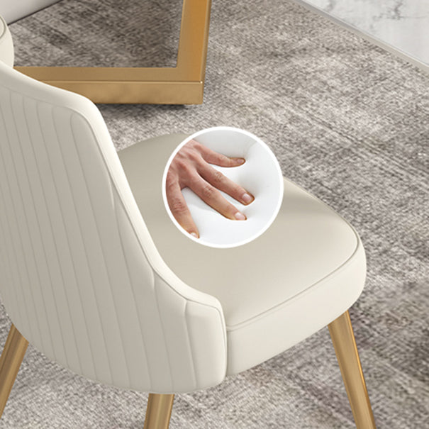 Glam Iron Dinette Set 1/2/3/5/6/7 Pieces Rectangle Dining Table Set with Sintered Stone Clearhalo 'Dining Room Sets' 'Dining Tables & Seating' 'dining_room_set' 'furn' 'furn_dining_room_set' 'Furniture' 'furniture_dining_room_set' 'Kitchen & Dining Furniture' 5081097