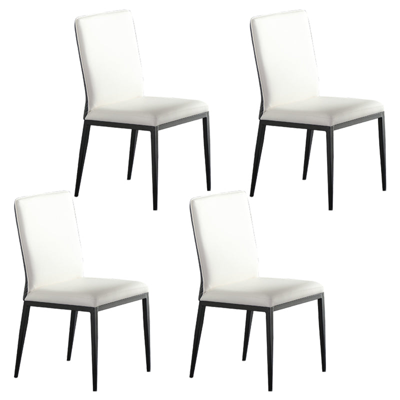 Modern Round Dinette Set 1/4/7 Pieces Sintered Stone Top Dining Table Set with Turntable 4 White Chairs Clearhalo 'Dining Room Sets' 'Dining Tables & Seating' 'dining_room_set' 'furn' 'furn_dining_room_set' 'Furniture' 'furniture_dining_room_set' 'Kitchen & Dining Furniture' 5081108