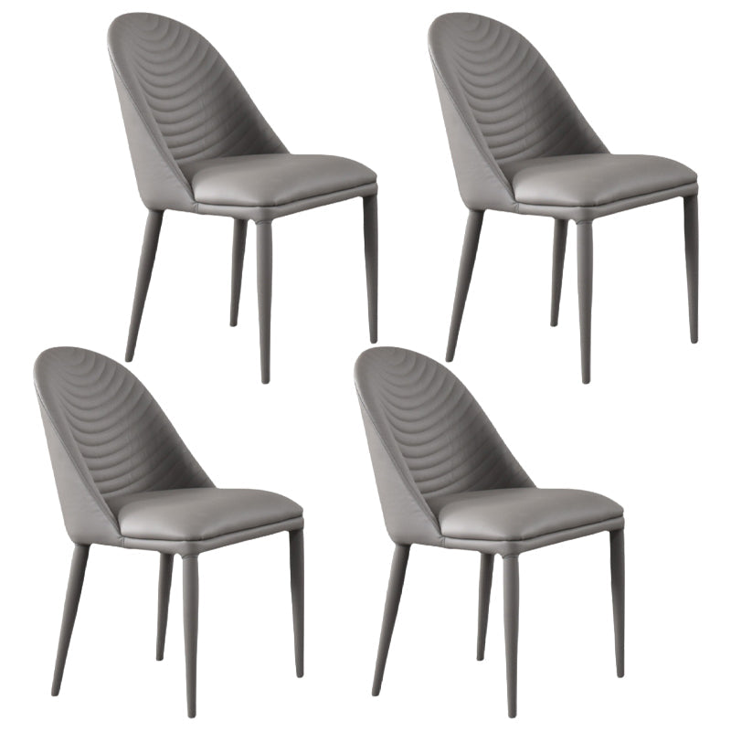 Modern Rectangle Dinette Set 1/4/5/7 Pieces Sintered Stone Top Dining Table Set 4 Grey Chairs Clearhalo 'Dining Room Sets' 'Dining Tables & Seating' 'dining_room_set' 'furn' 'furn_dining_room_set' 'Furniture' 'furniture_dining_room_set' 'Kitchen & Dining Furniture' 5081182