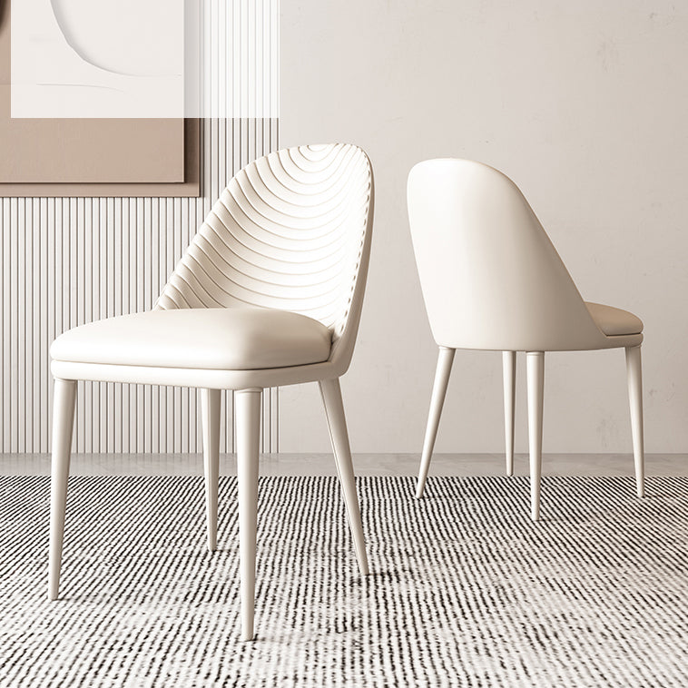 Modern Leatherwear Dining Table Set 1/4/5/7 Pieces White Sintered Stone Top Dinette Set Clearhalo 'Dining Room Sets' 'Dining Tables & Seating' 'dining_room_set' 'furn' 'furn_dining_room_set' 'Furniture' 'furniture_dining_room_set' 'Kitchen & Dining Furniture' 5081208