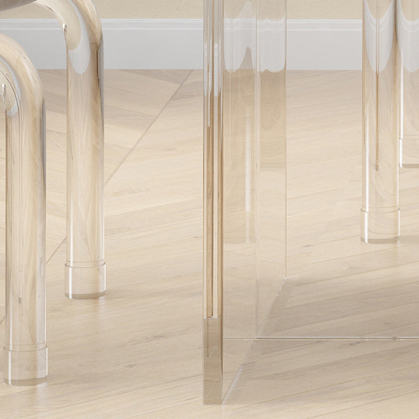 Modern Acrylic Dining Table Set 1/4/5/7 Pieces Rectangle Sintered Stone Top Dinette Set Clearhalo 'Dining Room Sets' 'Dining Tables & Seating' 'dining_room_set' 'furn' 'furn_dining_room_set' 'Furniture' 'furniture_dining_room_set' 'Kitchen & Dining Furniture' 5081250