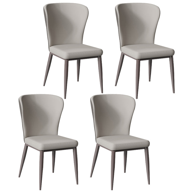 Designer Style Sintered Stone Dining Set Rectangle 1/3/4/7 Pieces Dining Room Table Set 4 White Chairs Clearhalo 'Dining Room Sets' 'Dining Tables & Seating' 'dining_room_set' 'furn' 'furn_dining_room_set' 'Furniture' 'furniture_dining_room_set' 'Kitchen & Dining Furniture' 5081275