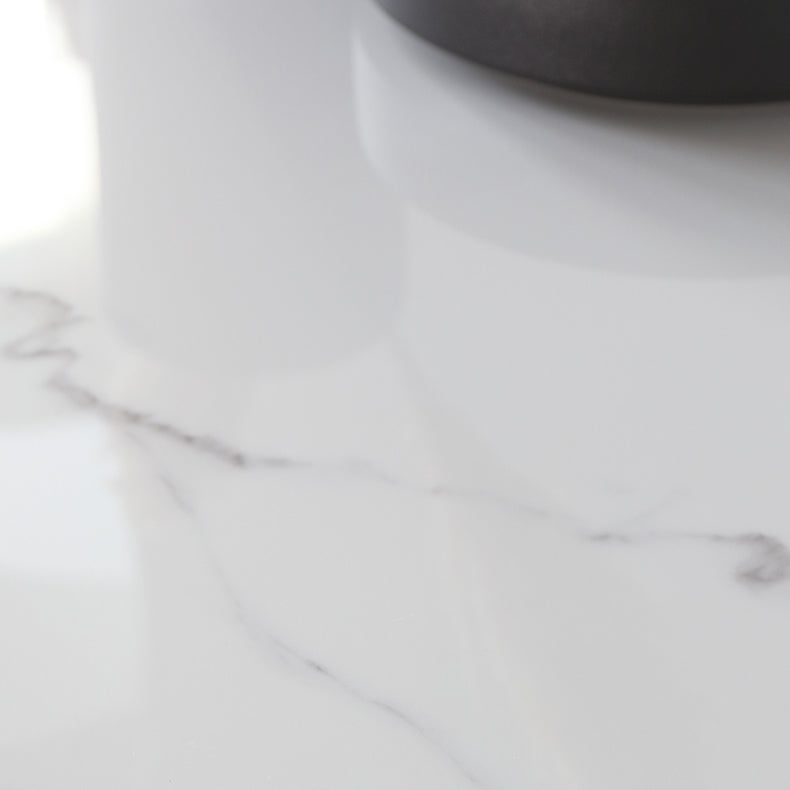 Designer Style Sintered Stone Dining Set Rectangle 1/3/4/7 Pieces Dining Room Table Set Clearhalo 'Dining Room Sets' 'Dining Tables & Seating' 'dining_room_set' 'furn' 'furn_dining_room_set' 'Furniture' 'furniture_dining_room_set' 'Kitchen & Dining Furniture' 5081280