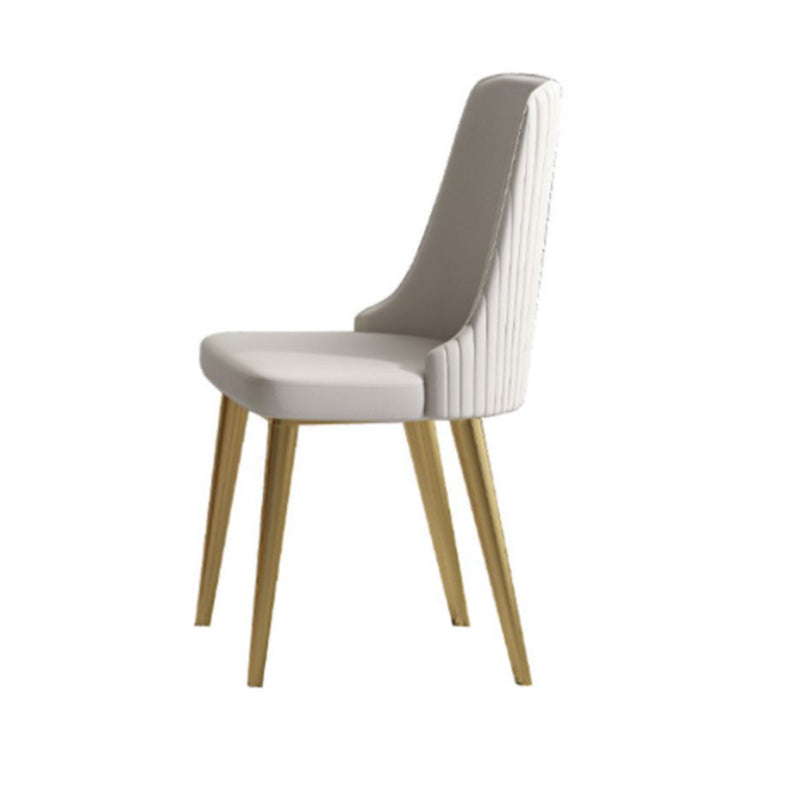 Designer Style Sintered Stone Top Dining Set Rectangle 1/2/5/7 Pieces Dining Table Set Clearhalo 'Dining Room Sets' 'Dining Tables & Seating' 'dining_room_set' 'furn' 'furn_dining_room_set' 'Furniture' 'furniture_dining_room_set' 'Kitchen & Dining Furniture' 5081313