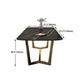 Rectangle Trestle Counter Luxury Table Black Fixed Table of Sintered Stone Clearhalo 'Dining Tables & Seating' 'Dining Tables' 'dining_table' 'furn' 'furn_dining_table' 'Furniture' 'furniture_dining_table' 'Kitchen & Dining Furniture' 5081409