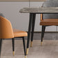 Rectangle Shape Luxury Dining Table Grey Fixed Table with Sintered Stone Clearhalo 'Dining Tables & Seating' 'Dining Tables' 'dining_table' 'furn' 'furn_dining_table' 'Furniture' 'furniture_dining_table' 'Kitchen & Dining Furniture' 5081435