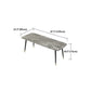 Rectangle Shape Luxury Dining Table Grey Fixed Table with Sintered Stone Clearhalo 'Dining Tables & Seating' 'Dining Tables' 'dining_table' 'furn' 'furn_dining_table' 'Furniture' 'furniture_dining_table' 'Kitchen & Dining Furniture' 5081439