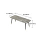 Rectangle Shape Luxury Dining Table Grey Fixed Table with Sintered Stone Clearhalo 'Dining Tables & Seating' 'Dining Tables' 'dining_table' 'furn' 'furn_dining_table' 'Furniture' 'furniture_dining_table' 'Kitchen & Dining Furniture' 5081442