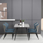 Rectangle Grey Tone Dining Table Sintered Stone Table Simplicity with 4 Legs 70.9"L x 35.4"W x 29.5"H Without Chairs Clearhalo 'Dining Tables & Seating' 'Dining Tables' 'dining_table' 'furn' 'furn_dining_table' 'Furniture' 'furniture_dining_table' 'Kitchen & Dining Furniture' 5081447