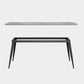 Rectangle Grey Tone Dining Table Sintered Stone Table Simplicity with 4 Legs Clearhalo 'Dining Tables & Seating' 'Dining Tables' 'dining_table' 'furn' 'furn_dining_table' 'Furniture' 'furniture_dining_table' 'Kitchen & Dining Furniture' 5081451
