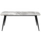 Rectangle Grey Tone Dining Table Sintered Stone Table Simplicity with 4 Legs Clearhalo 'Dining Tables & Seating' 'Dining Tables' 'dining_table' 'furn' 'furn_dining_table' 'Furniture' 'furniture_dining_table' 'Kitchen & Dining Furniture' 5081452