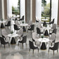 Metal Modern Round Dining Table Sintered Stone Table for Dining Room and Kitchen Clearhalo 'Dining Tables & Seating' 'Dining Tables' 'dining_table' 'furn' 'furn_dining_table' 'Furniture' 'furniture_dining_table' 'Kitchen & Dining Furniture' 5081496