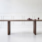 Rectangle Dining Table Modern Oak Solid Wood Double Pedestal Dining Table Walnut 78.7"L x 35.4"W x 29.5"H Without Chairs Clearhalo 'Dining Tables & Seating' 'Dining Tables' 'dining_table' 'furn' 'furn_dining_table' 'Furniture' 'furniture_dining_table' 'Kitchen & Dining Furniture' 5081595