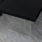 Modern Rectangle Dining Table Black Pine Solid Wood Top Dining Site Table Clearhalo 'Dining Tables & Seating' 'Dining Tables' 'dining_table' 'furn' 'furn_dining_table' 'Furniture' 'furniture_dining_table' 'Kitchen & Dining Furniture' 5081663