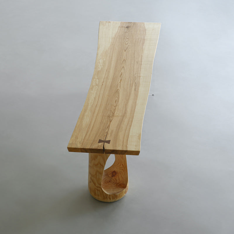 Natural Double Pedestal Table Solid Wood Modern Dinner Room Kitchen Table 86.6"L x 29.5"W x 29.5"H Without Chairs Clearhalo 'Dining Tables & Seating' 'Dining Tables' 'dining_table' 'furn' 'furn_dining_table' 'Furniture' 'furniture_dining_table' 'Kitchen & Dining Furniture' 5081703