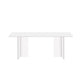 Simple Style Dining Table Acrylic Legs Table Home Rectangle Dining Table Clearhalo 'Dining Tables & Seating' 'Dining Tables' 'dining_table' 'furn' 'furn_dining_table' 'Furniture' 'furniture_dining_table' 'Kitchen & Dining Furniture' 5081726