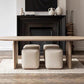 Living Room Two Legs Dining Table Modern Solid Wood Oval Dining Table Clearhalo 'Dining Tables & Seating' 'Dining Tables' 'dining_table' 'furn' 'furn_dining_table' 'Furniture' 'furniture_dining_table' 'Kitchen & Dining Furniture' 5081746
