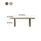 Living Room Two Legs Dining Table Modern Solid Wood Oval Dining Table Clearhalo 'Dining Tables & Seating' 'Dining Tables' 'dining_table' 'furn' 'furn_dining_table' 'Furniture' 'furniture_dining_table' 'Kitchen & Dining Furniture' 5081757
