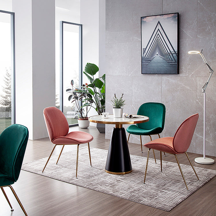 Dining Room Side Chairs Modern Solid Wood Armless Chair for Home Clearhalo 'Dining Chairs' 'Dining Tables & Seating' 'dining_chair' 'furn' 'furn_dining_chair' 'Furniture' 'furniture_dining_chair' 'Kitchen & Dining Furniture' 5081855
