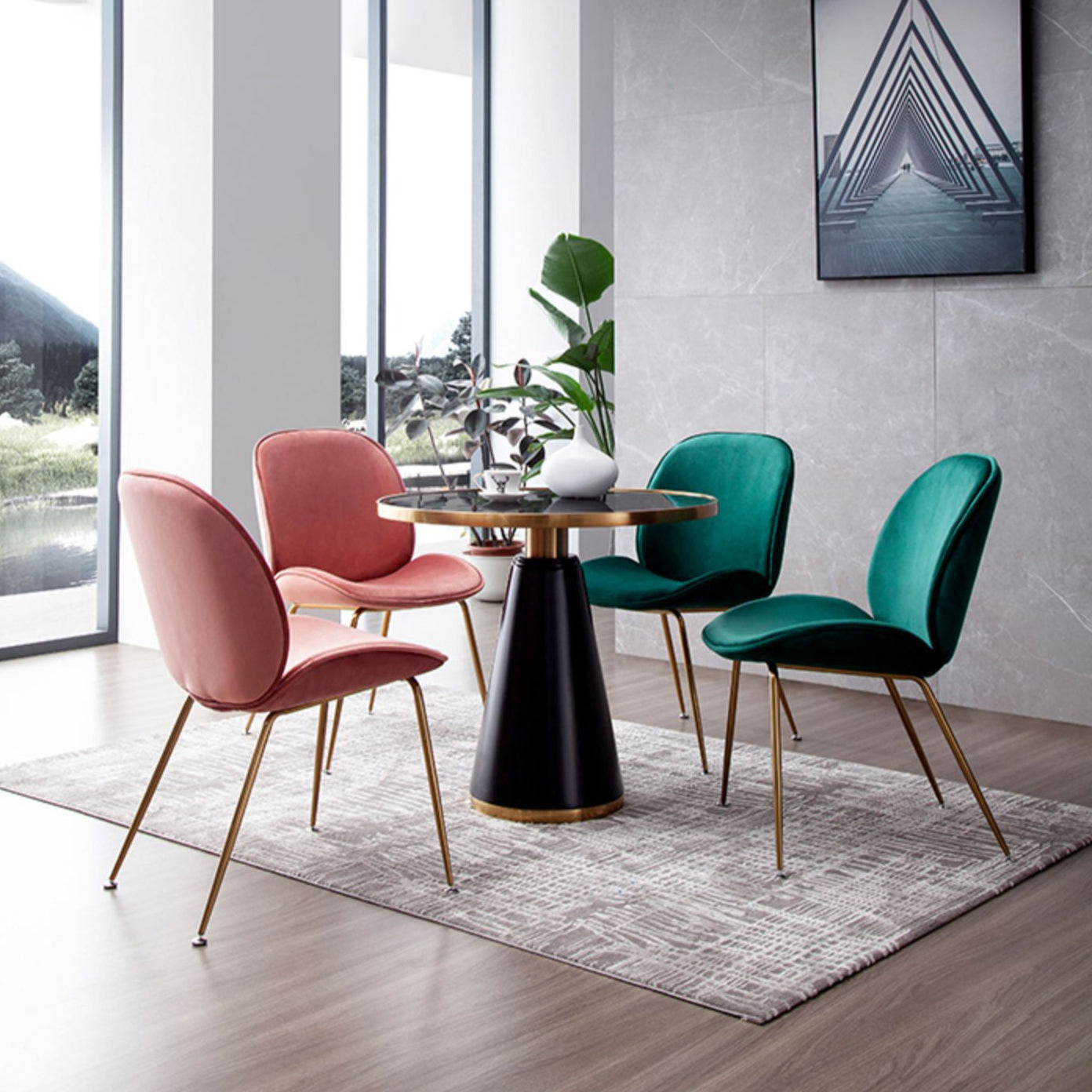 Dining Room Side Chairs Modern Solid Wood Armless Chair for Home Clearhalo 'Dining Chairs' 'Dining Tables & Seating' 'dining_chair' 'furn' 'furn_dining_chair' 'Furniture' 'furniture_dining_chair' 'Kitchen & Dining Furniture' 5081857