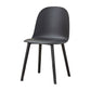 Contemporary Plastic Side Chair Solid Back Kitchen Dining Room Chair Black Plastic & Acrylic 1 Piece Clearhalo 'Dining Chairs' 'Dining Tables & Seating' 'dining_chair' 'furn' 'furn_dining_chair' 'Furniture' 'furniture_dining_chair' 'Kitchen & Dining Furniture' 5081898