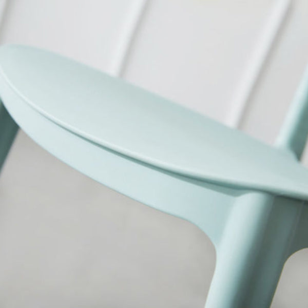 Contemporary Stackable Side Chair Plastic Open Back Dining Chair Clearhalo 'Dining Chairs' 'Dining Tables & Seating' 'dining_chair' 'furn' 'furn_dining_chair' 'Furniture' 'furniture_dining_chair' 'Kitchen & Dining Furniture' 5081934