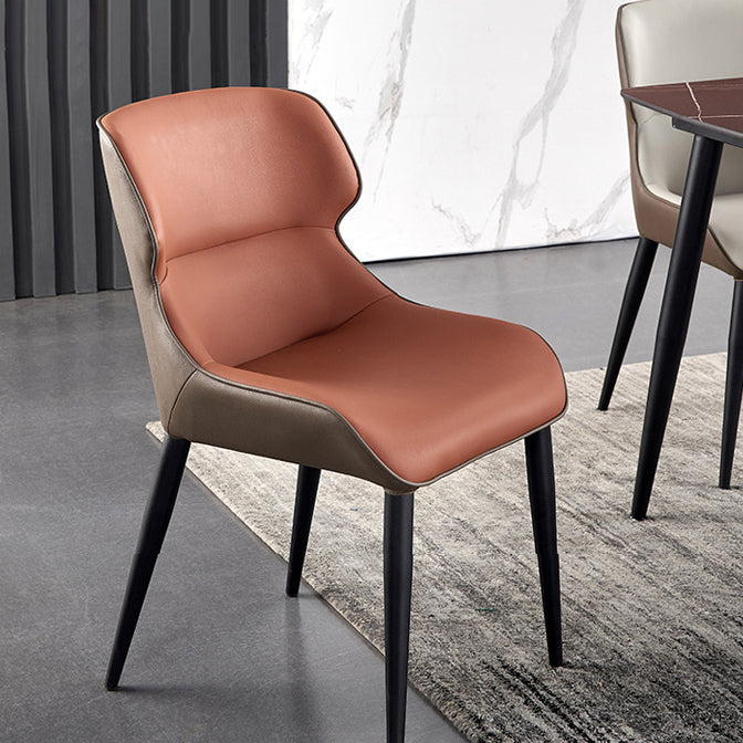 Modern Side Dining Chairs Faux Leather Dining Chairs for Dining Room Clearhalo 'Dining Chairs' 'Dining Tables & Seating' 'dining_chair' 'furn' 'furn_dining_chair' 'Furniture' 'furniture_dining_chair' 'Kitchen & Dining Furniture' 5081948