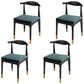 Modern Side Dining Chairs Wooden Dining Chairs for Dining Room Black 4 Piece Set Clearhalo 'Dining Chairs' 'Dining Tables & Seating' 'dining_chair' 'furn' 'furn_dining_chair' 'Furniture' 'furniture_dining_chair' 'Kitchen & Dining Furniture' 5082028