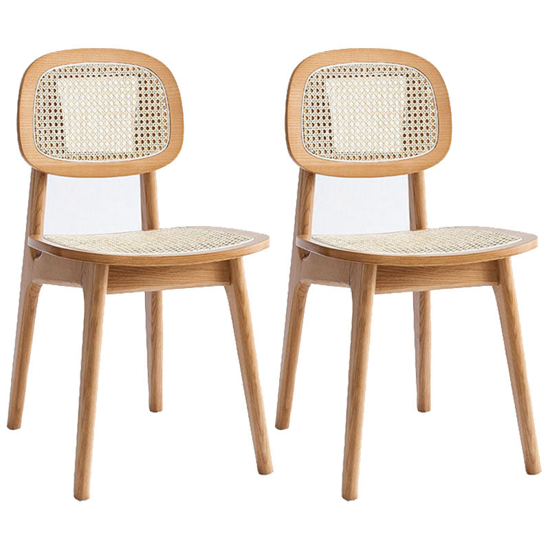 Modern Side Dining Chairs Ash Wood Dining Chairs for Dining Room Wood 2 Piece Set Clearhalo 'Dining Chairs' 'Dining Tables & Seating' 'dining_chair' 'furn' 'furn_dining_chair' 'Furniture' 'furniture_dining_chair' 'Kitchen & Dining Furniture' 5082047