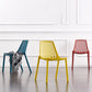 Contemporary Plastic Side Chair Slat Back Kitchen Dining Room Chair Clearhalo 'Dining Chairs' 'Dining Tables & Seating' 'dining_chair' 'furn' 'furn_dining_chair' 'Furniture' 'furniture_dining_chair' 'Kitchen & Dining Furniture' 5082076