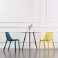 Contemporary Plastic Side Chair Slat Back Kitchen Dining Room Chair Clearhalo 'Dining Chairs' 'Dining Tables & Seating' 'dining_chair' 'furn' 'furn_dining_chair' 'Furniture' 'furniture_dining_chair' 'Kitchen & Dining Furniture' 5082078