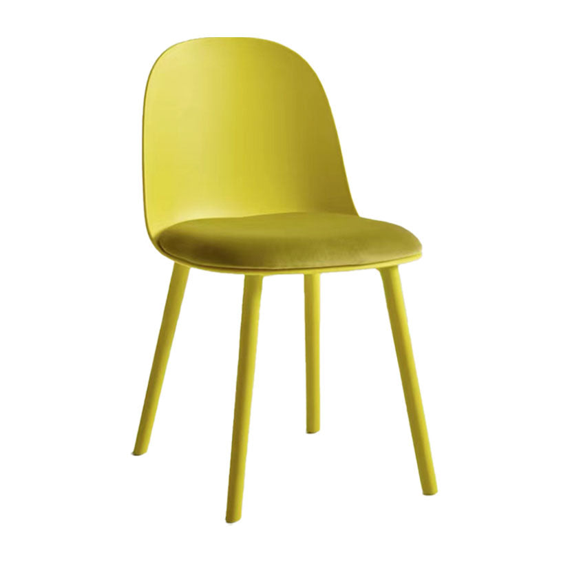 Upholstered Dining Chair Modern Style Plastic Side Chair for Dining Room Clearhalo 'Dining Chairs' 'Dining Tables & Seating' 'dining_chair' 'furn' 'furn_dining_chair' 'Furniture' 'furniture_dining_chair' 'Kitchen & Dining Furniture' 5082090