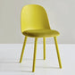 Upholstered Dining Chair Modern Style Plastic Side Chair for Dining Room Yellow 1 Piece Clearhalo 'Dining Chairs' 'Dining Tables & Seating' 'dining_chair' 'furn' 'furn_dining_chair' 'Furniture' 'furniture_dining_chair' 'Kitchen & Dining Furniture' 5082095