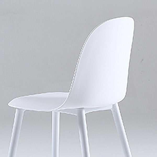 Upholstered Dining Chair Modern Style Plastic Side Chair for Dining Room Clearhalo 'Dining Chairs' 'Dining Tables & Seating' 'dining_chair' 'furn' 'furn_dining_chair' 'Furniture' 'furniture_dining_chair' 'Kitchen & Dining Furniture' 5082097