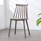 Plastic Contemporary Side Chair Slat Back Kitchen Dining Room Chair Grey 1 Piece Clearhalo 'Dining Chairs' 'Dining Tables & Seating' 'dining_chair' 'furn' 'furn_dining_chair' 'Furniture' 'furniture_dining_chair' 'Kitchen & Dining Furniture' 5082115