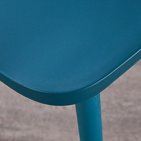 Plastic Contemporary Side Chair Slat Back Kitchen Dining Room Chair Clearhalo 'Dining Chairs' 'Dining Tables & Seating' 'dining_chair' 'furn' 'furn_dining_chair' 'Furniture' 'furniture_dining_chair' 'Kitchen & Dining Furniture' 5082116