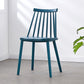 Plastic Contemporary Side Chair Slat Back Kitchen Dining Room Chair Peacock Blue 1 Piece Clearhalo 'Dining Chairs' 'Dining Tables & Seating' 'dining_chair' 'furn' 'furn_dining_chair' 'Furniture' 'furniture_dining_chair' 'Kitchen & Dining Furniture' 5082122