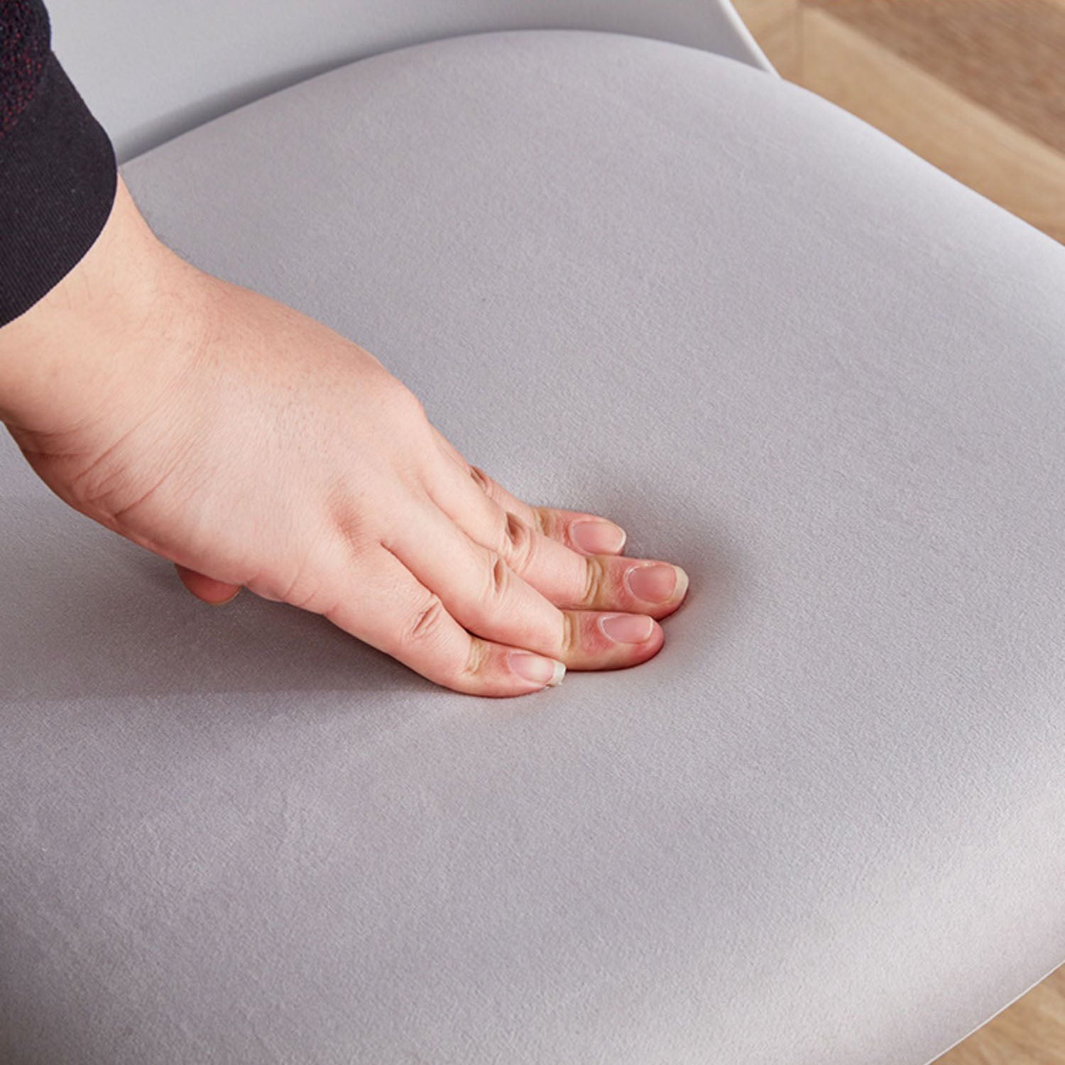 Upholstered Dining Chair Glam Style Plastic Side Chair for Dining Room Clearhalo 'Dining Chairs' 'Dining Tables & Seating' 'dining_chair' 'furn' 'furn_dining_chair' 'Furniture' 'furniture_dining_chair' 'Kitchen & Dining Furniture' 5082149